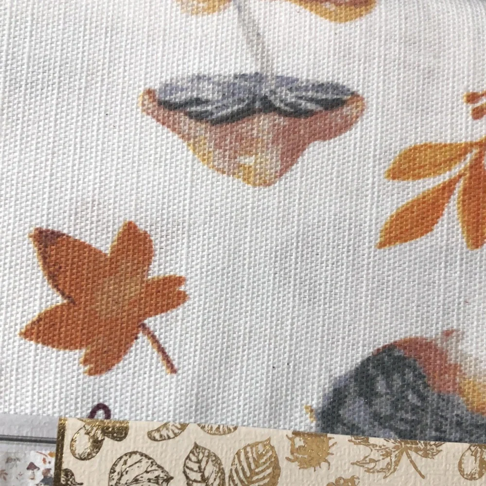 Envogue Harvest Collection FALL Mushroom Shower Curtain
